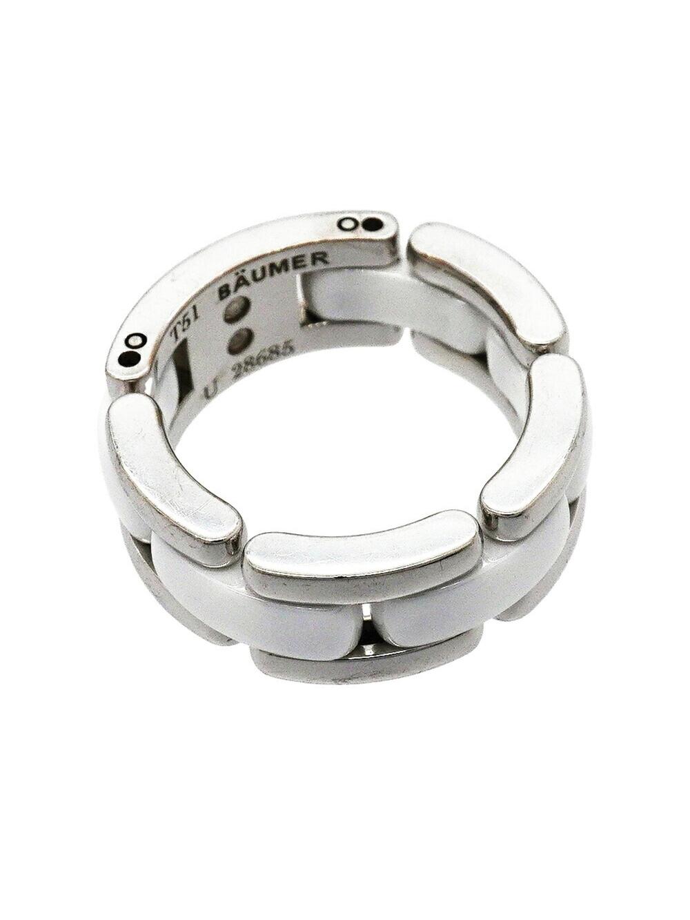 Chanel Ring Ceramic And 18K White Gold #327647C17B